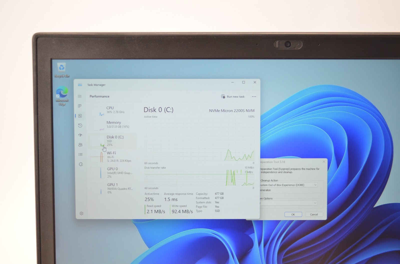 Dell Precision 7740 Laptop Intel i7-9850H 512GB NVME 32GB RAM RTX 3000 WIN11PRO