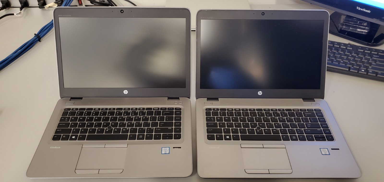 2 Units-not Backlit Key-Used HP EliteBook Gen 3 I5 8gb Ram/240 Gb Ssd Set Of 2