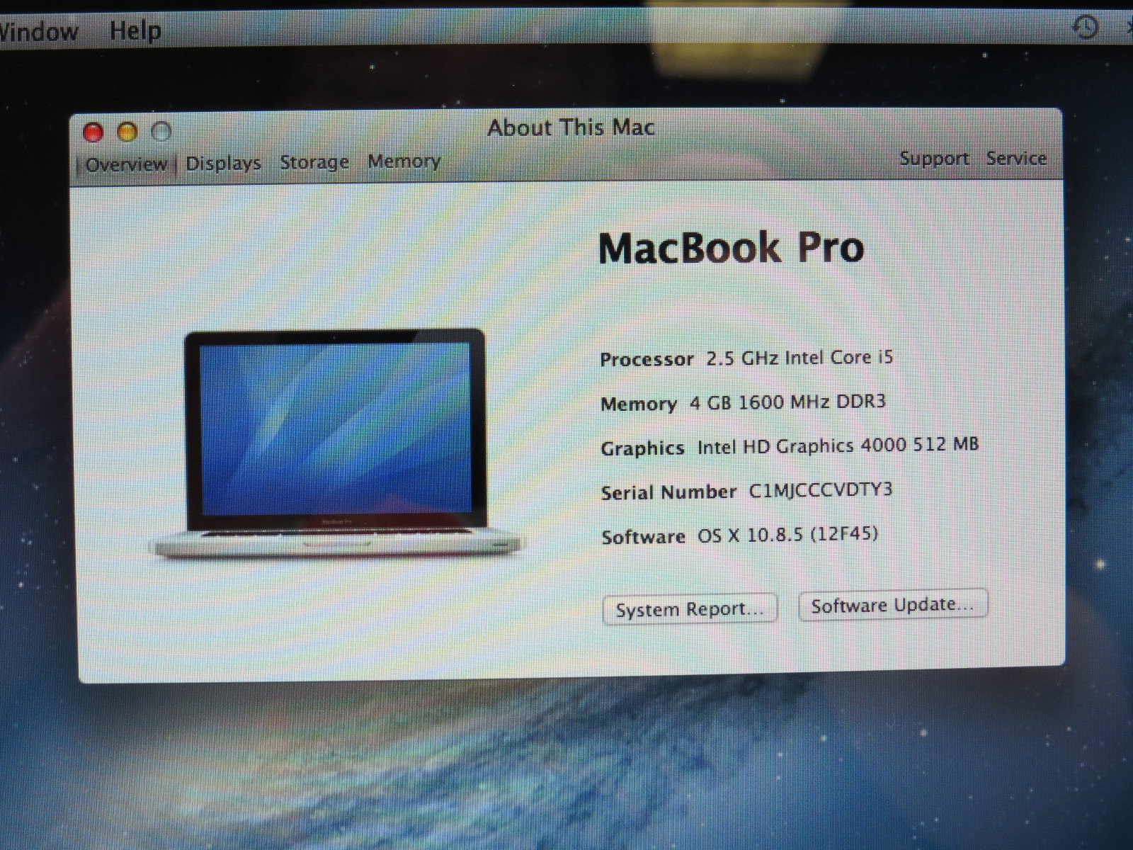 Apple MacBook Pro A1278 | i5-3210M @ 2.5GHz | 4GB DDR3 | HD 4000 | 13.3″ Display