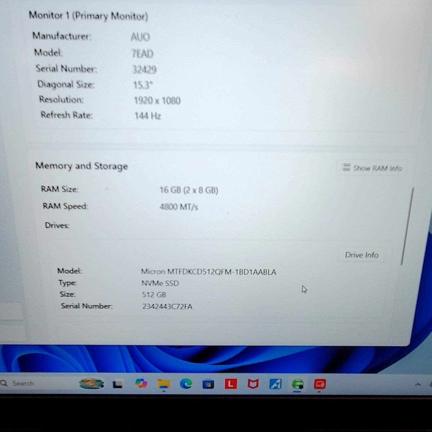 Lenovo LOQ 15 ARP9 15 Ryzen 7 7435HS 3.1GHz 512GB SSD READ