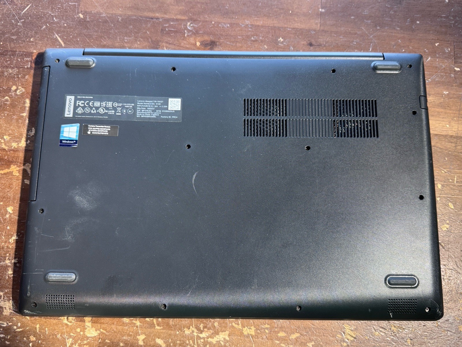 Lenovo 130-15AST 15.6″ Laptop AMD A6-9225 4GB RAM 500GB HDD (Windows 10) Charger