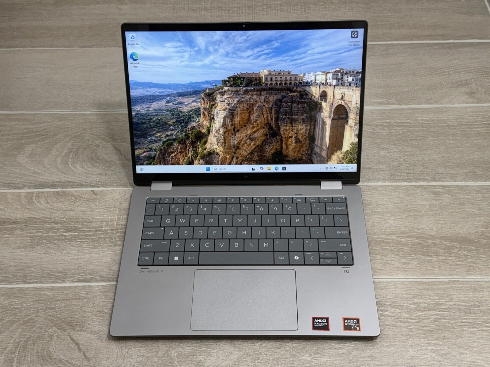 HP OmniBook X Flip 14-FK0013DX 14″ Touch Laptop Ryzen Al 5 340 16GB RAM 512GB