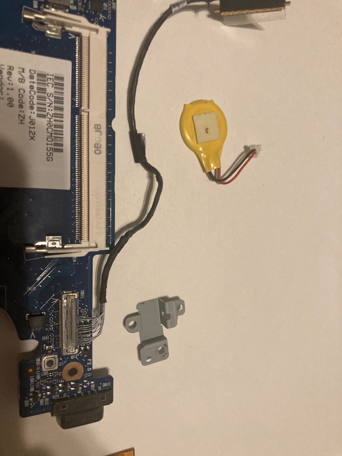 Internal Parts to Google CR-48 Chromebook