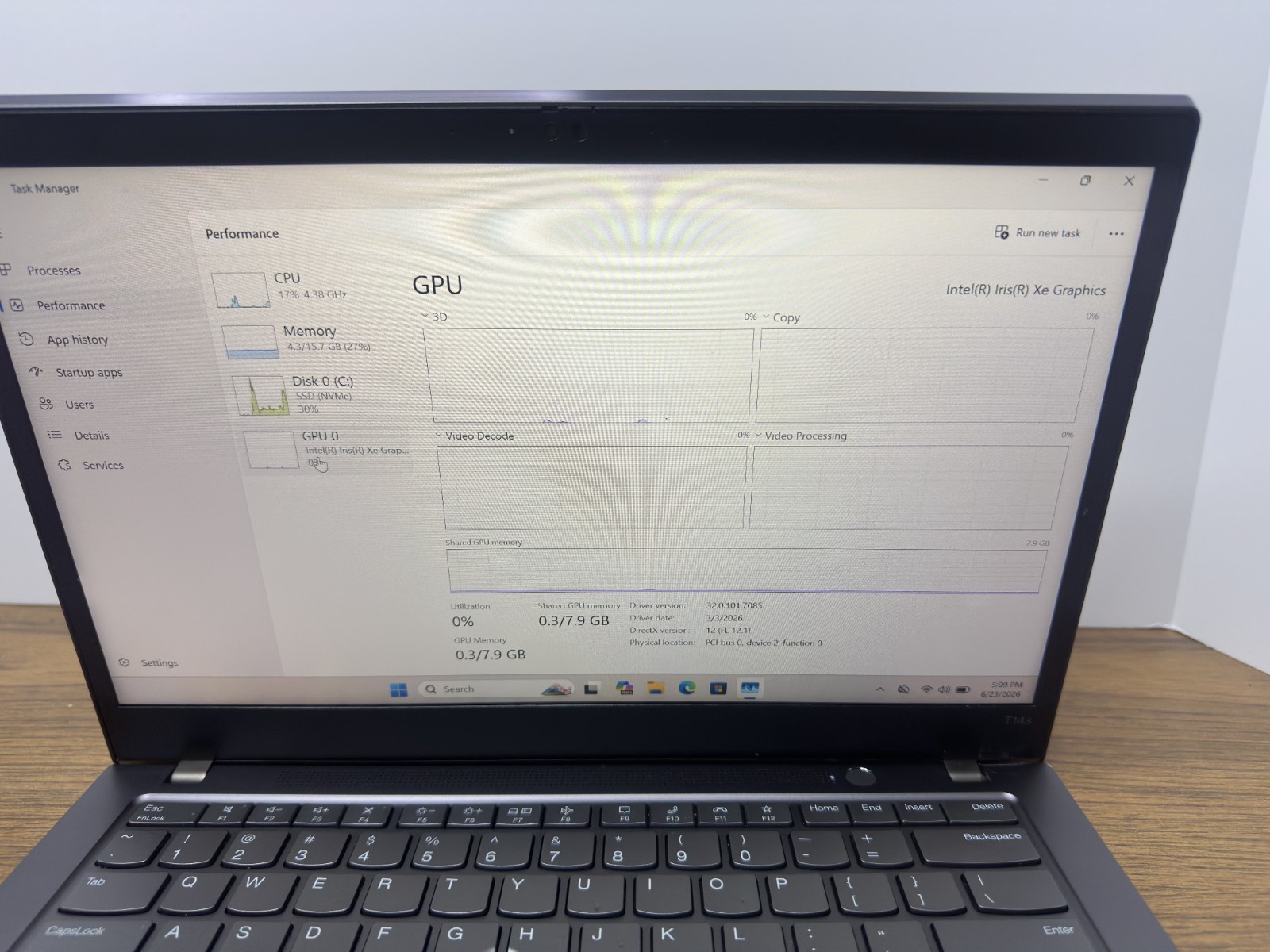 Lenovo ThinkPad T14s Gen 2i | i7-1165G7 | 2.8GHz | 128GB SSD | 16GB | *READ*