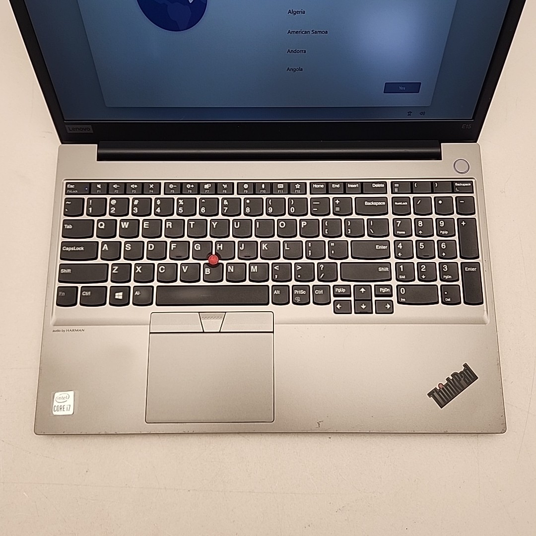 Lenovo ThinkPad E15 15.6″ FHD Intel i7-10510U 500GB SSD 16GB Win11 Pro Grade C
