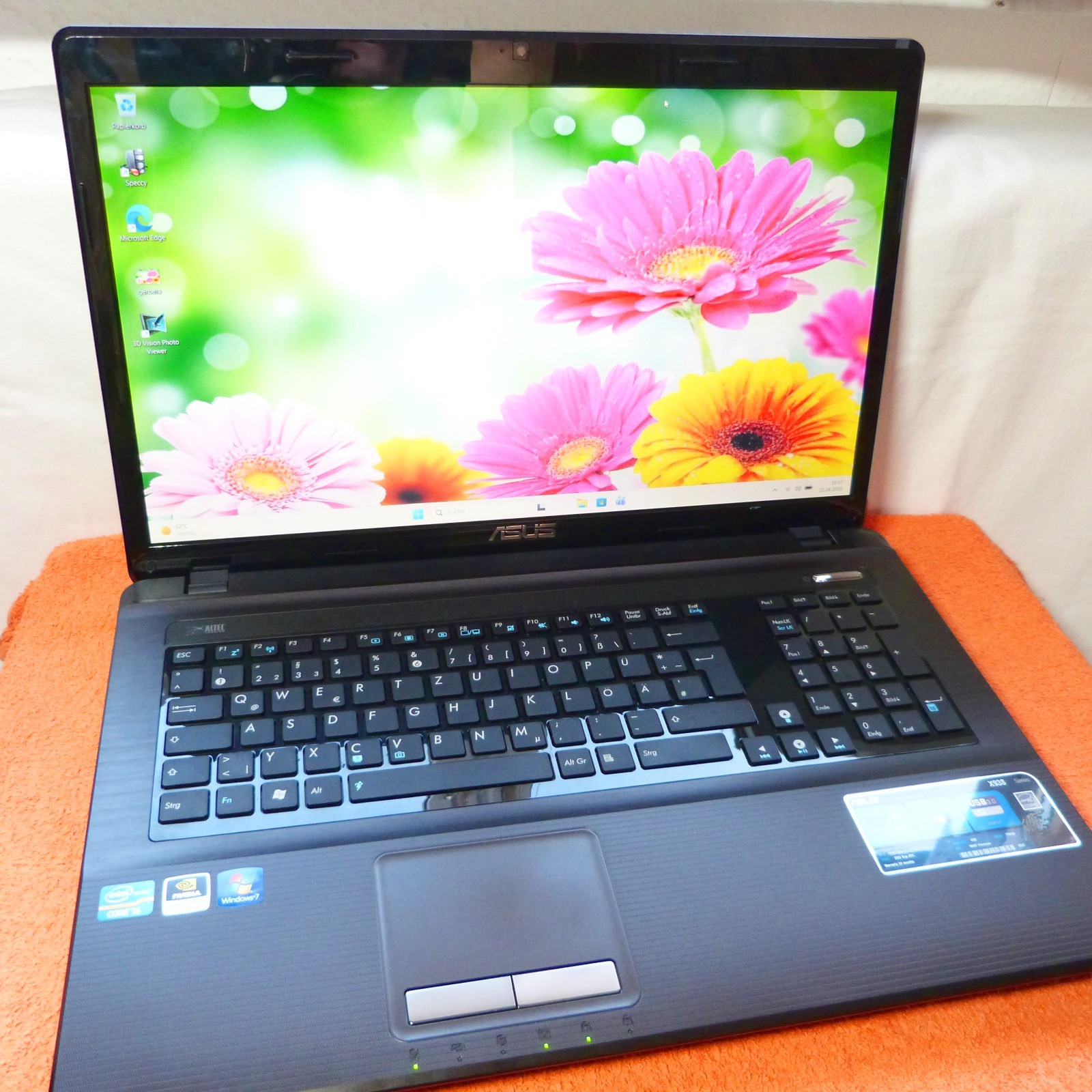 Asus K93 18″ FULLHD BLURAY KinoMonster l 16GB RAM NEW 2TB SSD HDD Windows 11