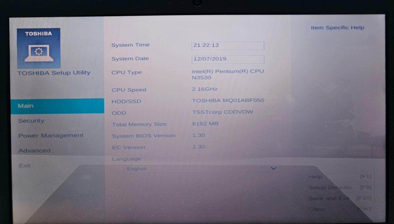 Toshiba Satellite C55-B5270 Laptop Intel Pentium N3530 8GB 500GB HDD NO OS (FL)