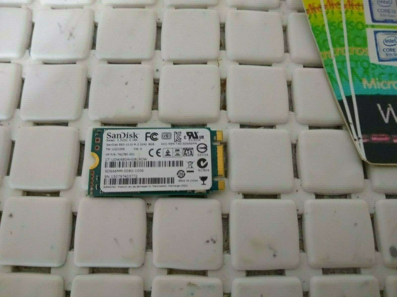 SanDisk 8GB SSD M2