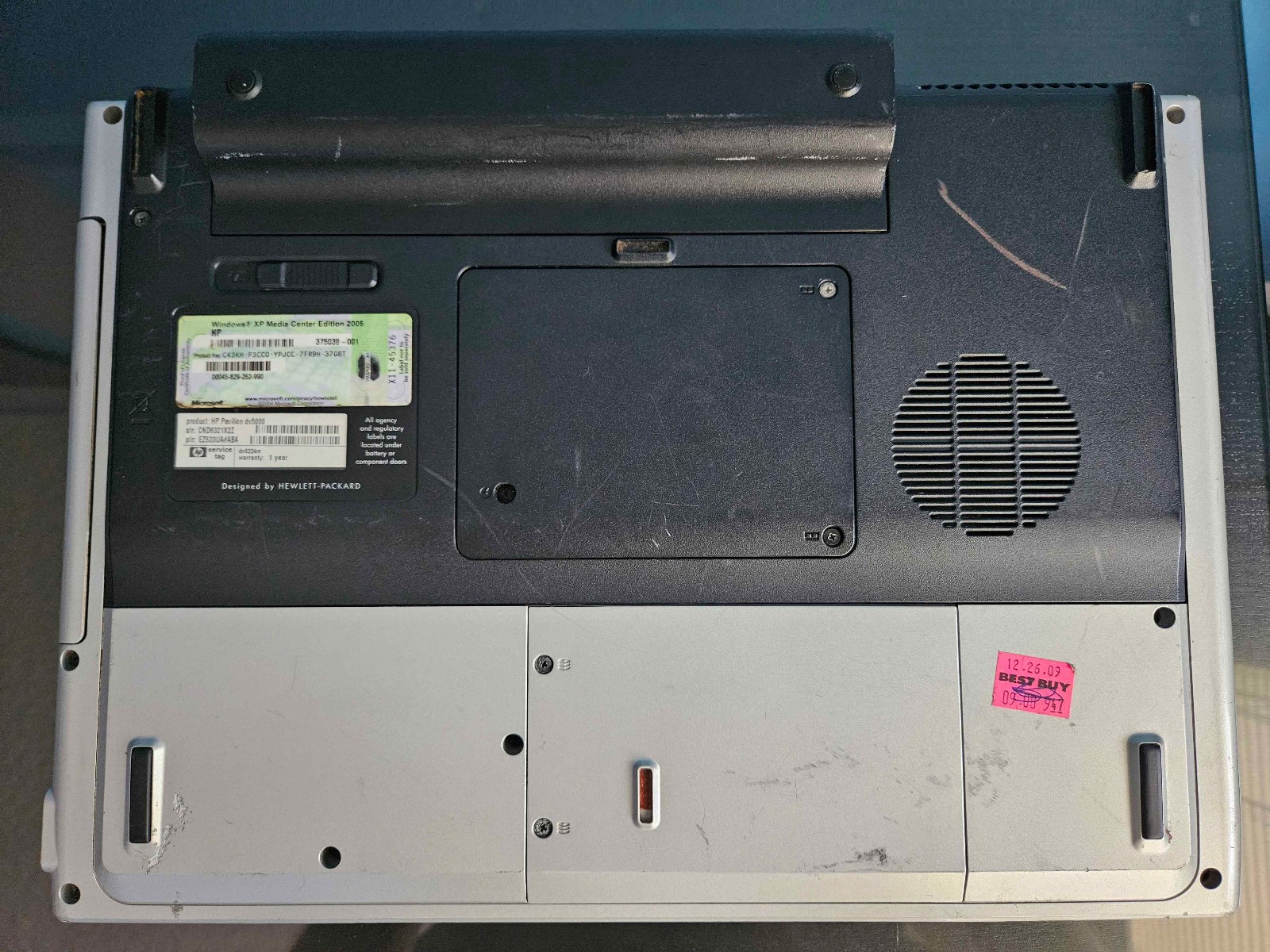 HP Pavilion dv5000 AMD Turion 64 1GB RAM NO HDD NO OS