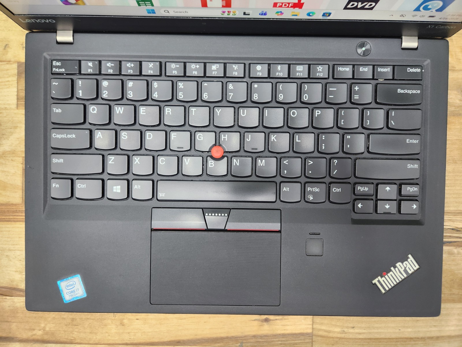 Lenovo ThinkPad X1 Carbon 5th Gen 14″ QHD i7-7500U 8GB 256GB SSD Windows 11 Pro~