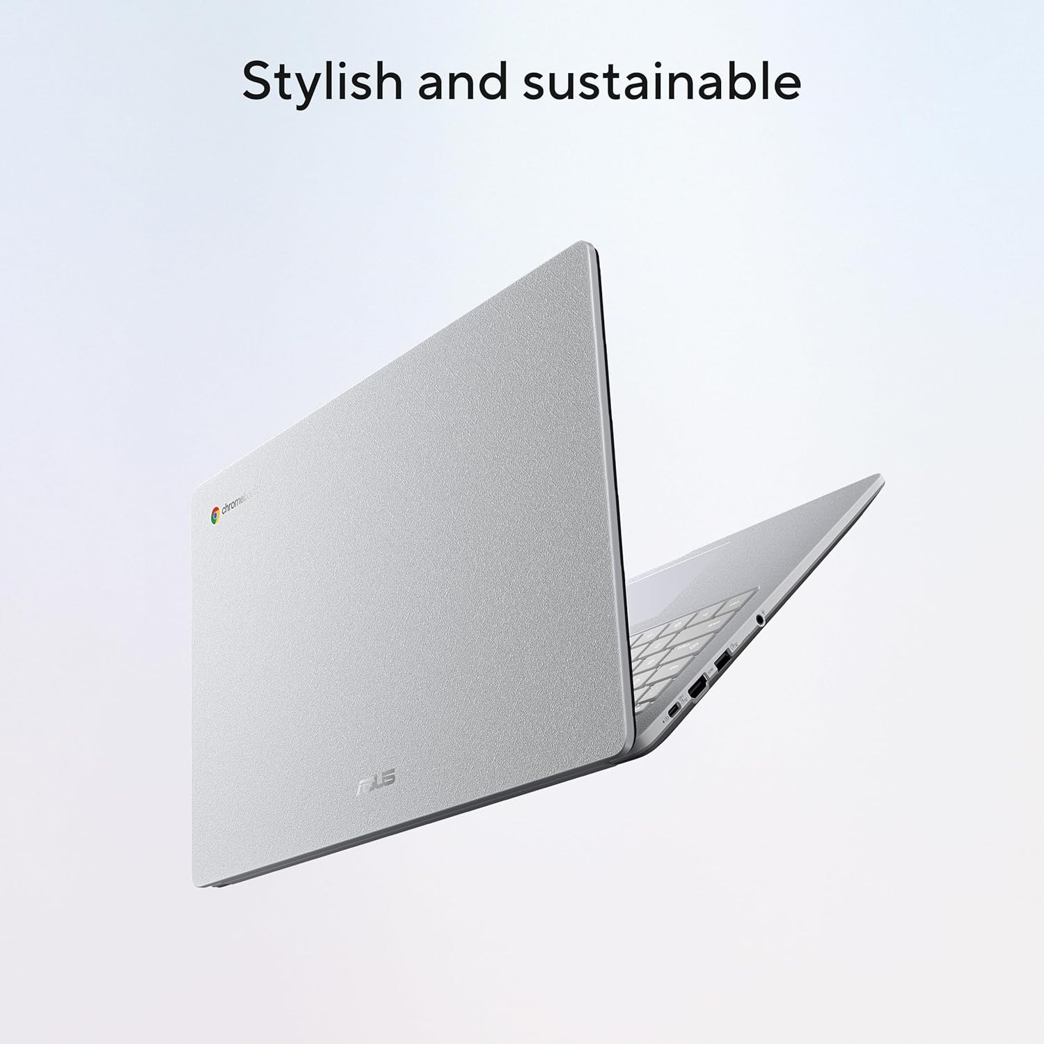 ASUS CX15 15.6 inch FHD IPS Chromebook Laptop, N4500 4GB, 128GB, Pure Gray w/