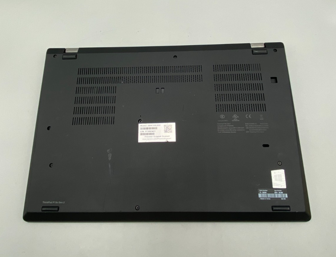 Lenovo ThinkPad P15S Gen 2 i5-1145G7 2.6GHz 256GB SSD 8GB DDR4 Black C/Dnt/Stain
