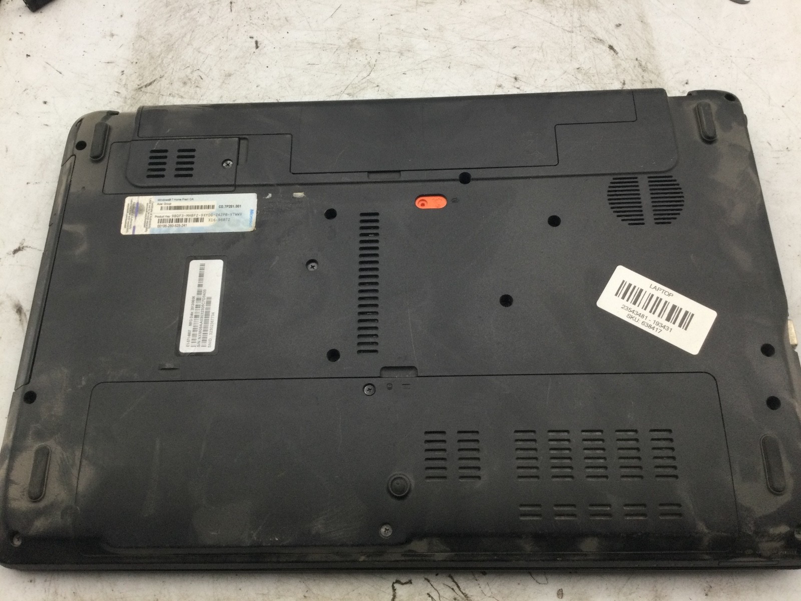 Acer Aspire E1 – Q5WPH – 15″ – FOR PARTS/NO POWER – Intel Core i5 – 2GB RAM – BB
