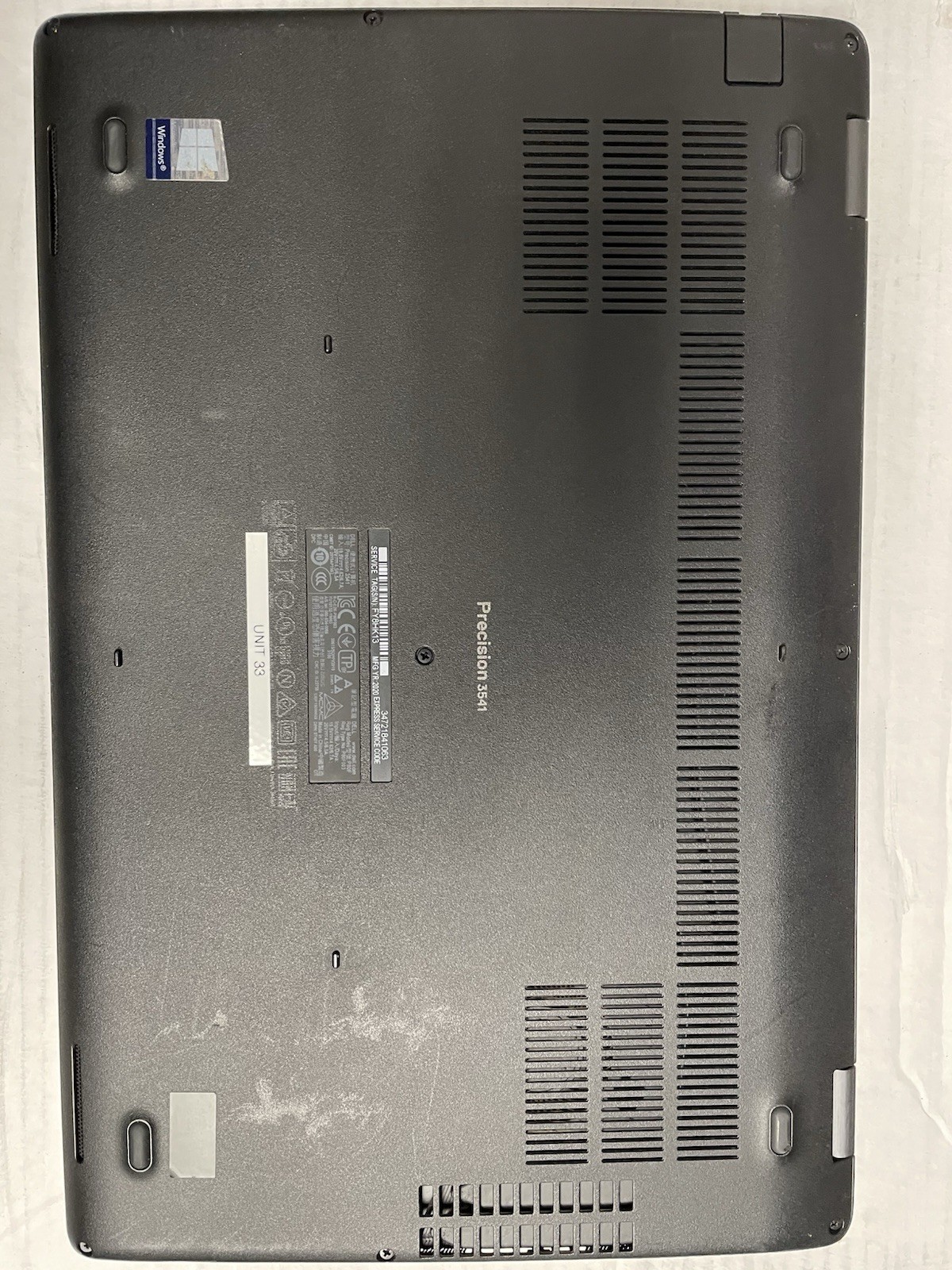 Dell Precision 3541 Mobile Workstation Intel(R) Core(TM)i7-9850H CPU @2.6 GHz