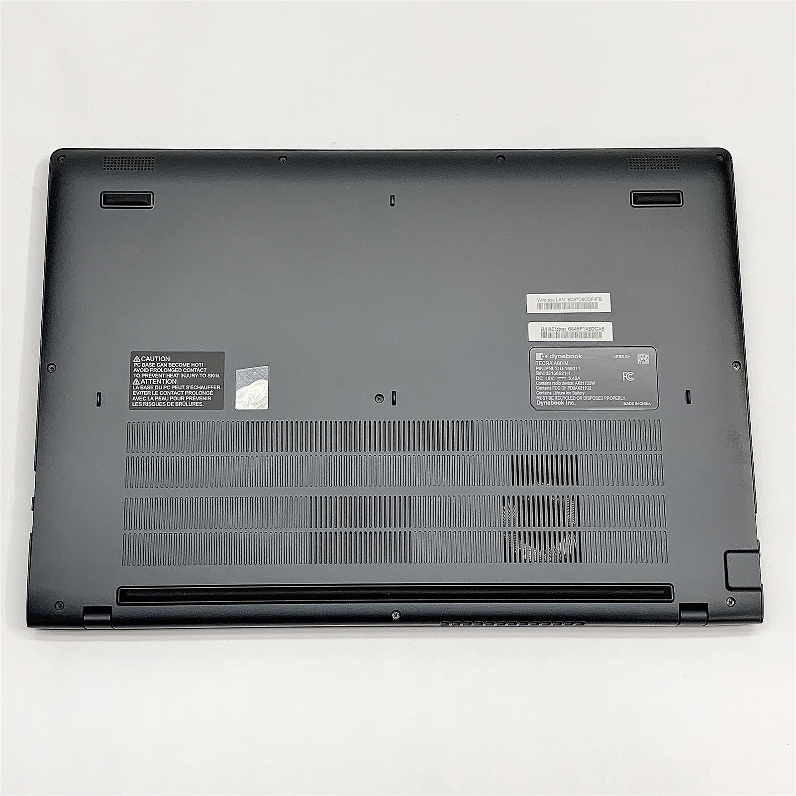 DynaBook Tecra A60-M Laptop Ultra 7 155U 3.30GHZ 15.6″ 16GB DDR5 NO HDD Parts