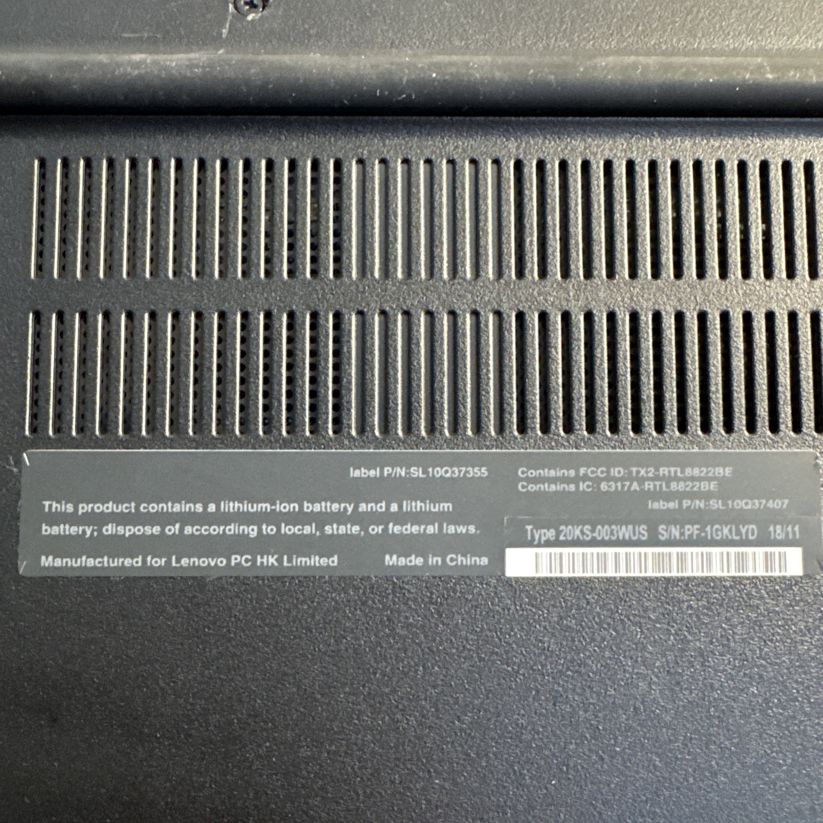 Lenovo Thinkpad E580 Intel Core i5-7200U@2.7GHz 16GB Ram NO SSD/OS READ!!!