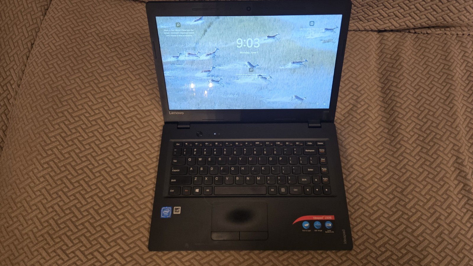 Lenovo IdeaPad 100S 14″ 100s-14ibr windows 10 home, Intel CPU N3060@1.60GHz 32GB