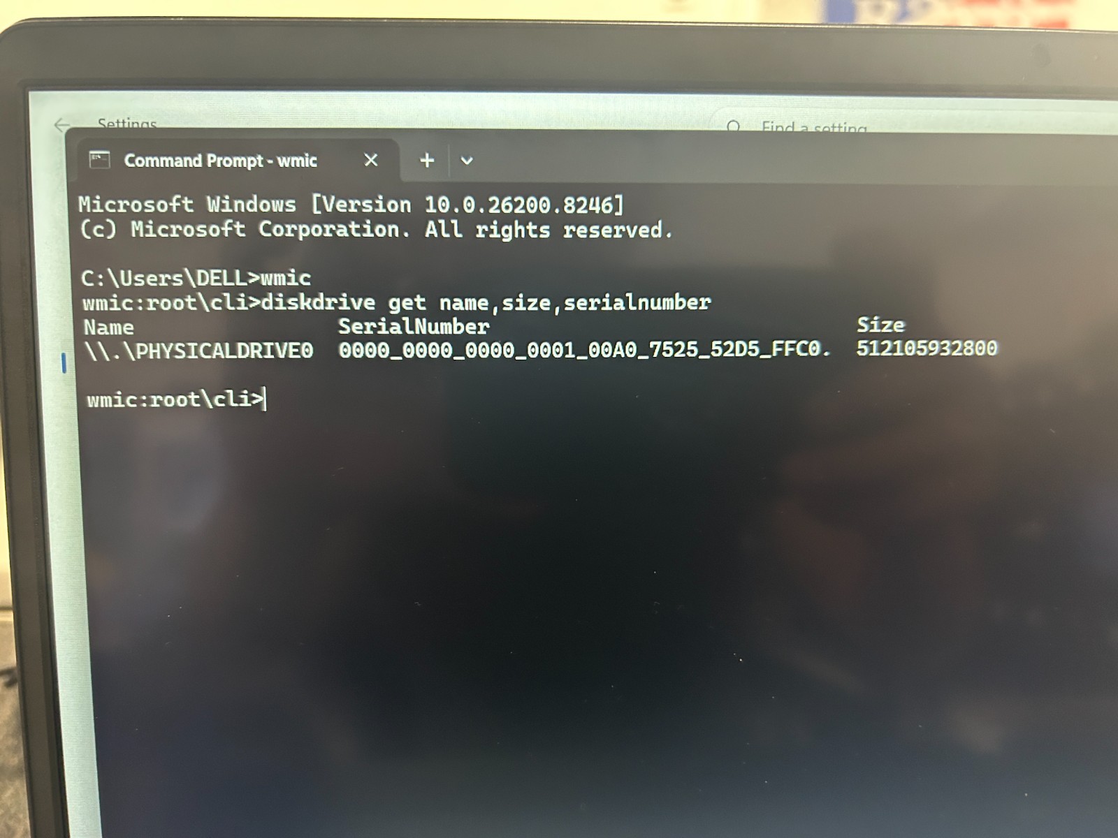 DELL 15 DC15255 G8MK9, AMD Ryzen 7 7730U, 2.00 GHz, 16 GB RAM, 512 GB NVMe SSD