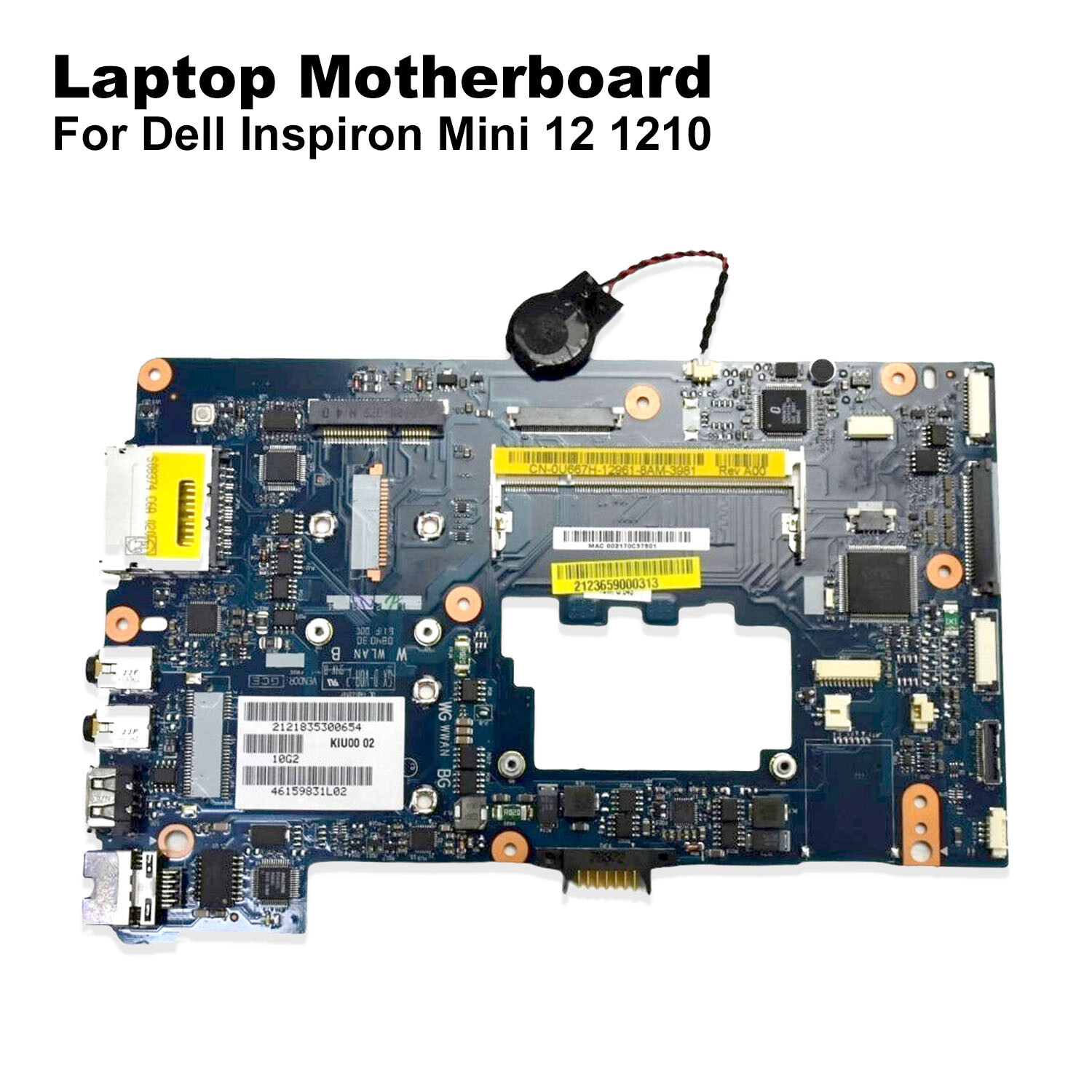 OEM Dell Inspiron 12 1210 Series Laptop Mini Motherboard U667H CN-0U667H