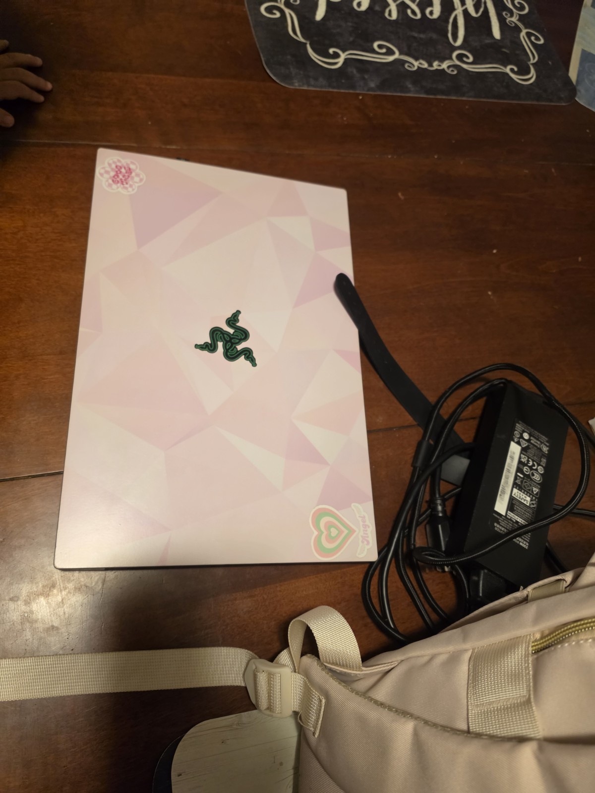 Razer Blade Pink Gaming Laptop i9 13th Gen 15.6in 16GB RAM Charger