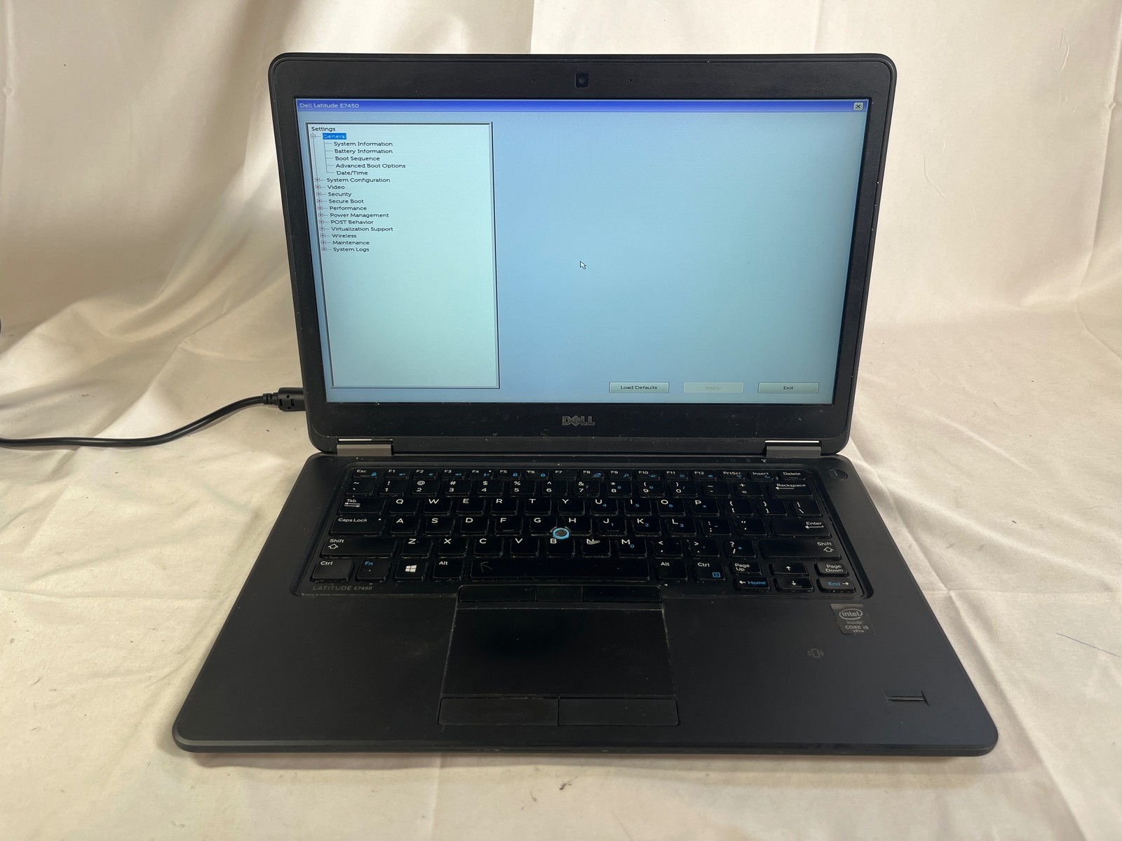 Dell Latitude E7450 Intel Core i5-5300U 8 GB No Drive 14″ FOR PARTS/REPAIR