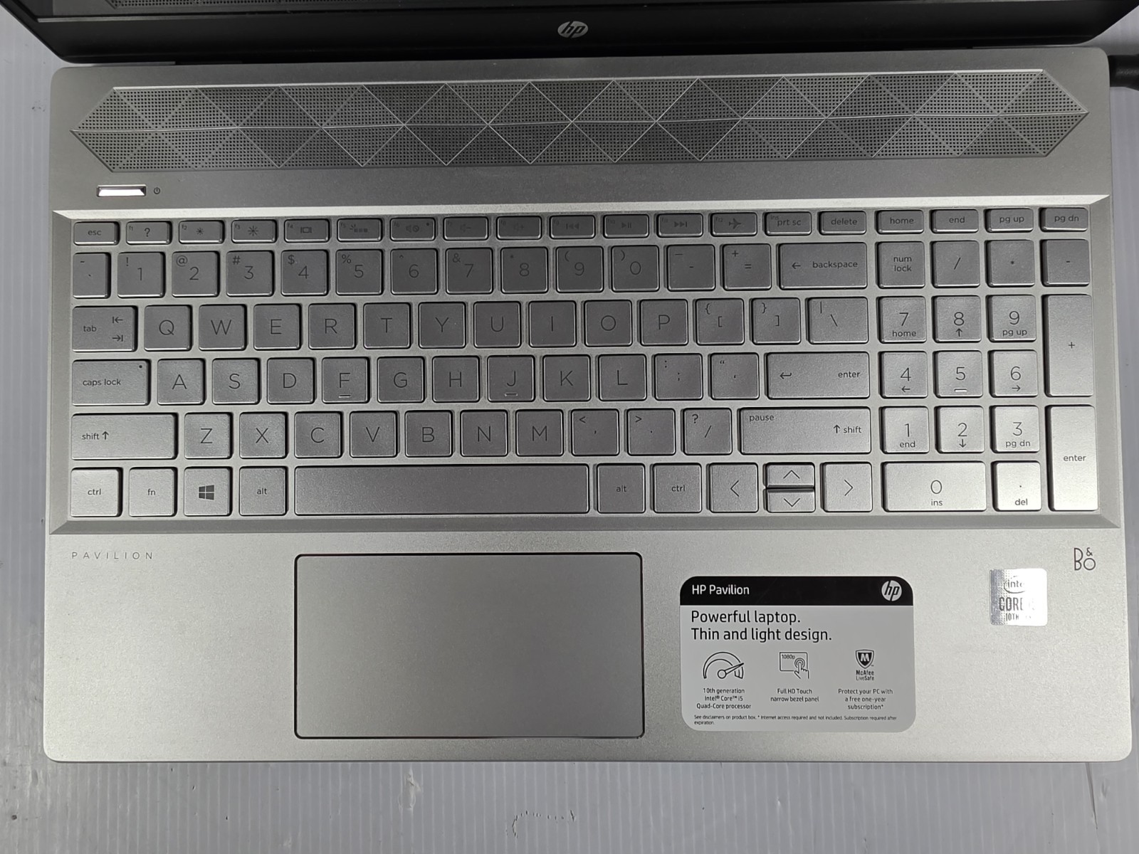 HP Pavillion 15-cs3xxx TOUCHSCREEN i5-1035G1 16GB RAM, 256GB SSD, WINDOWS 11