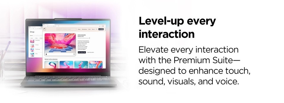 Lenovo Slim 7i 14″ OLED Touchscreen Aura Edition – Ultra 7 258V, 32 GB, 1TB SSD