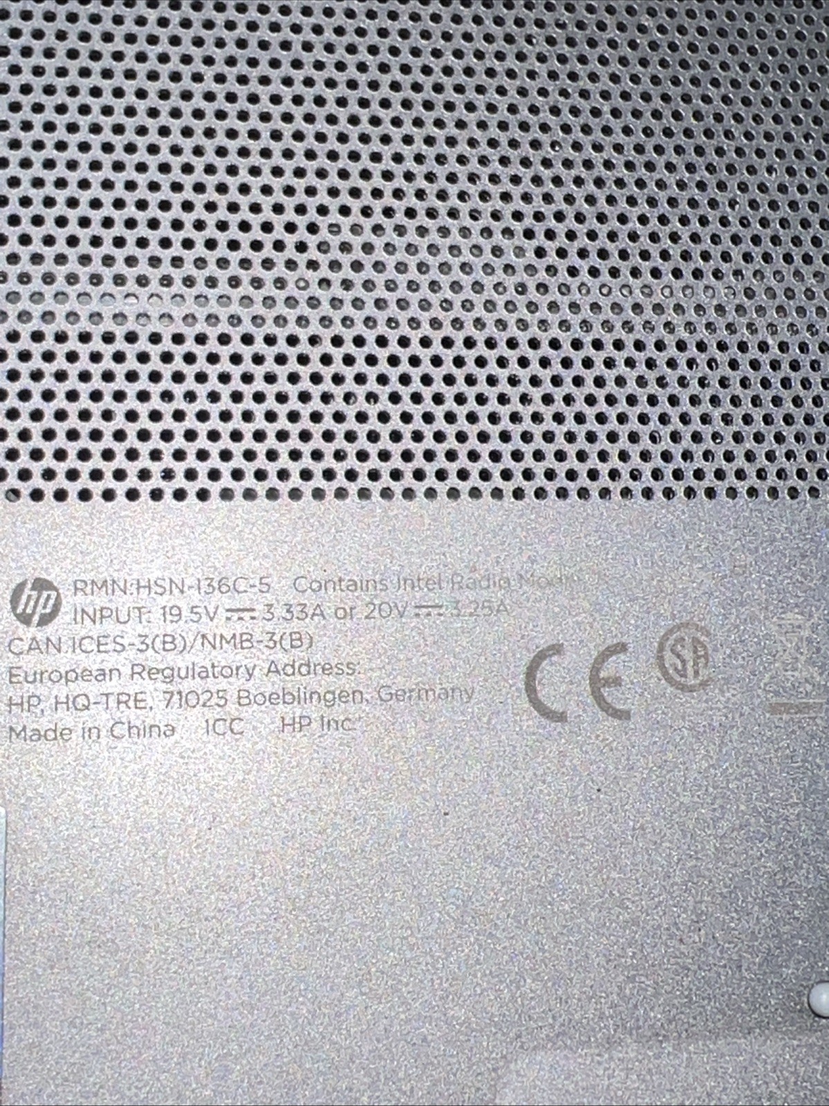 HP ZBOOK 15U G6 INTEL CORE I7-8565U 1.80GHZ 4GB RAM **BIOS L0CKED **NO HD