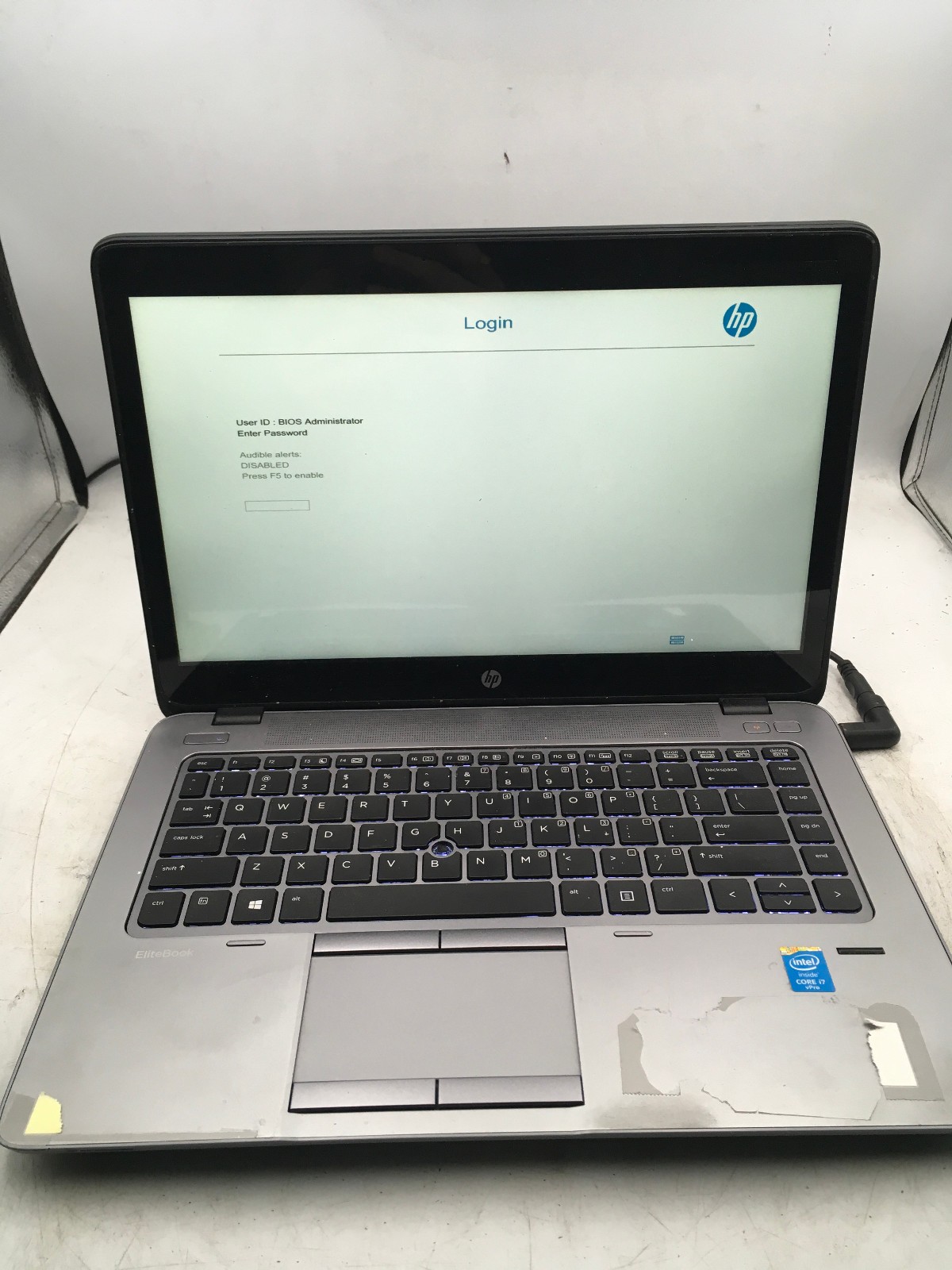 HP ELITEBOOK 840 G2 – BOOTS TO BIOS/ADMIN LOCK – INTEEL I7 5600U – 8GB RRAM – BB