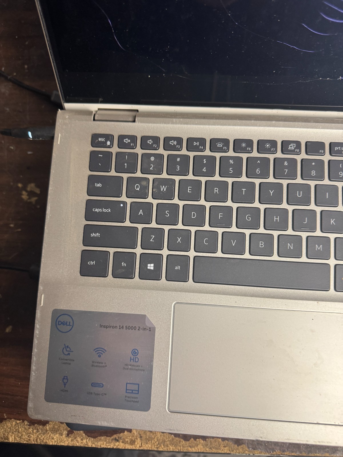 Dell Inspiron 14 2 in 1 Intel Core i3 Laptop for Parts/Repair #5660