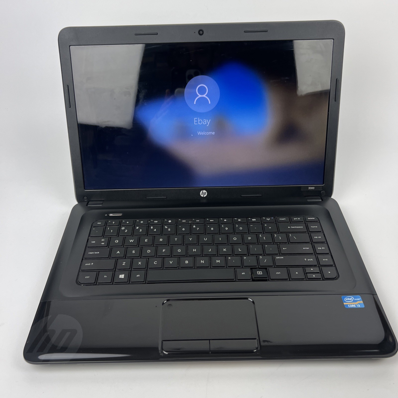 HP 2000 Laptop 2.4GHz 4GB RAM 450GB HDD Needs Keyboard Repair