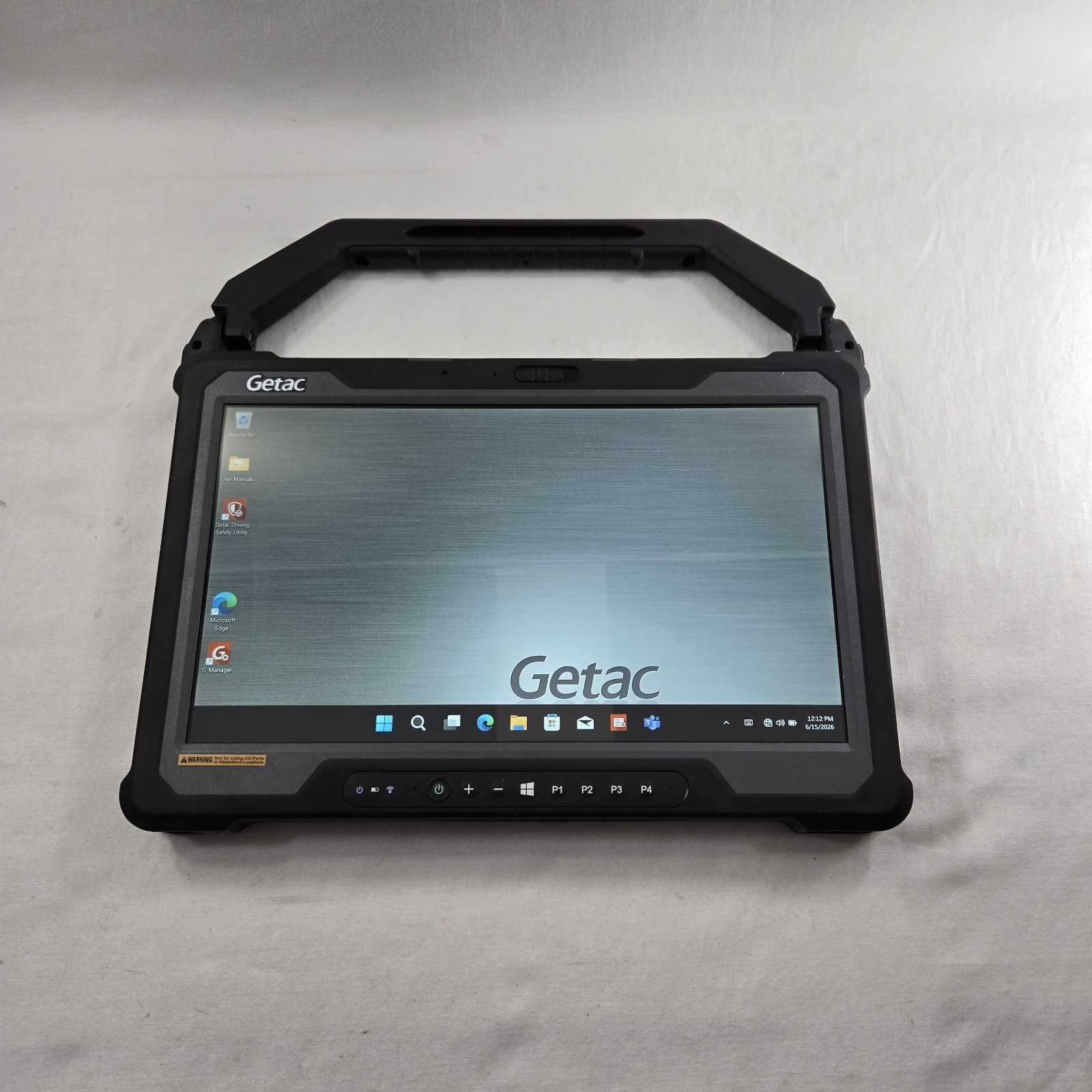 Getac A140 G2 Rugged Tablet Core i5-10310U 1.7GHz 256GB SSD 16GB Ram — Grade B