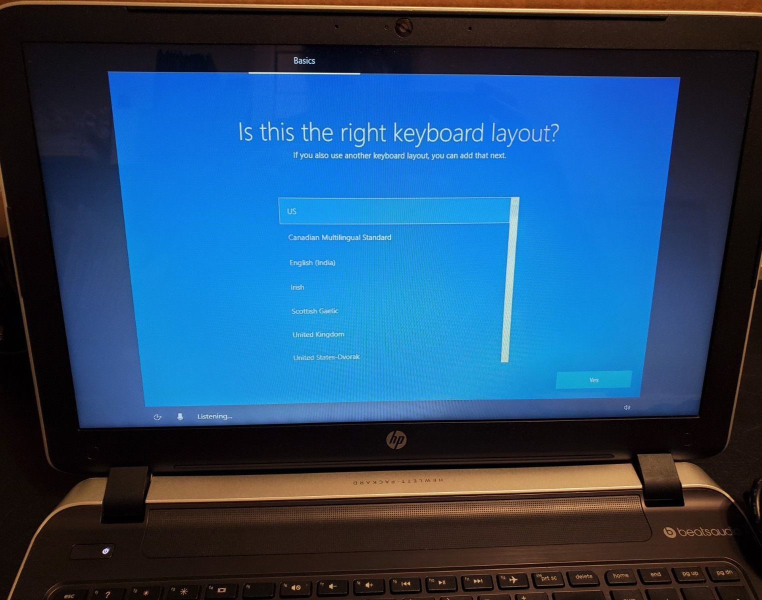HP Pavilion 15-p066us Intel i3-4030U, 1.90GHz 6GB 128GB SSD Windows 10 W/Charger