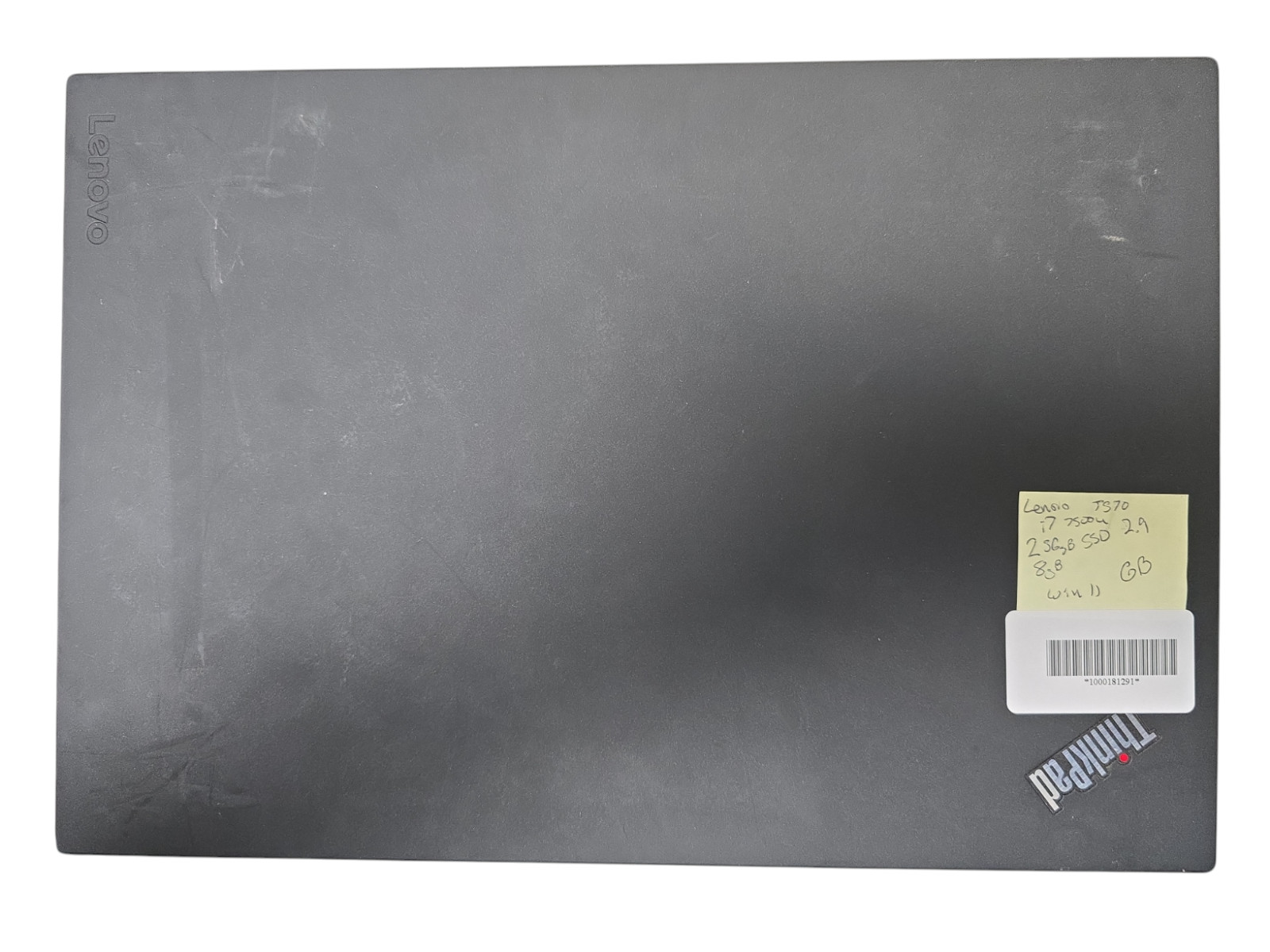 Lenovo ThinkPad T570 i7-7500U@2.9GHz 256GB SSD 8GB Ram Win 11 Tested
