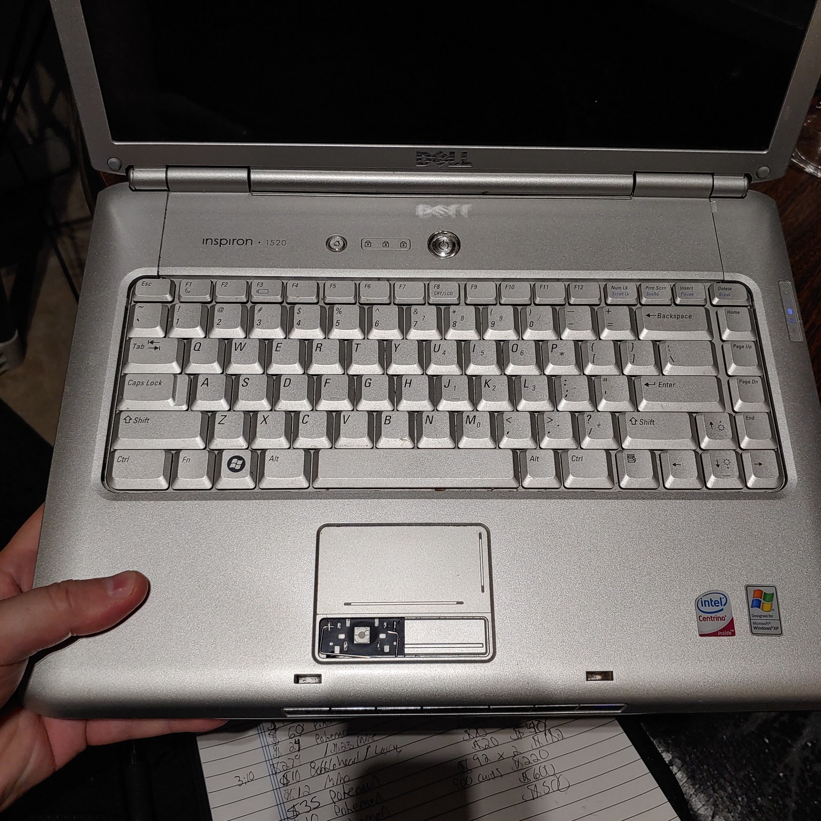 Dell Inspiron 1520 Laptop Clean & Ready To Go Windows XP Home 160GB 256MB 2GHZ