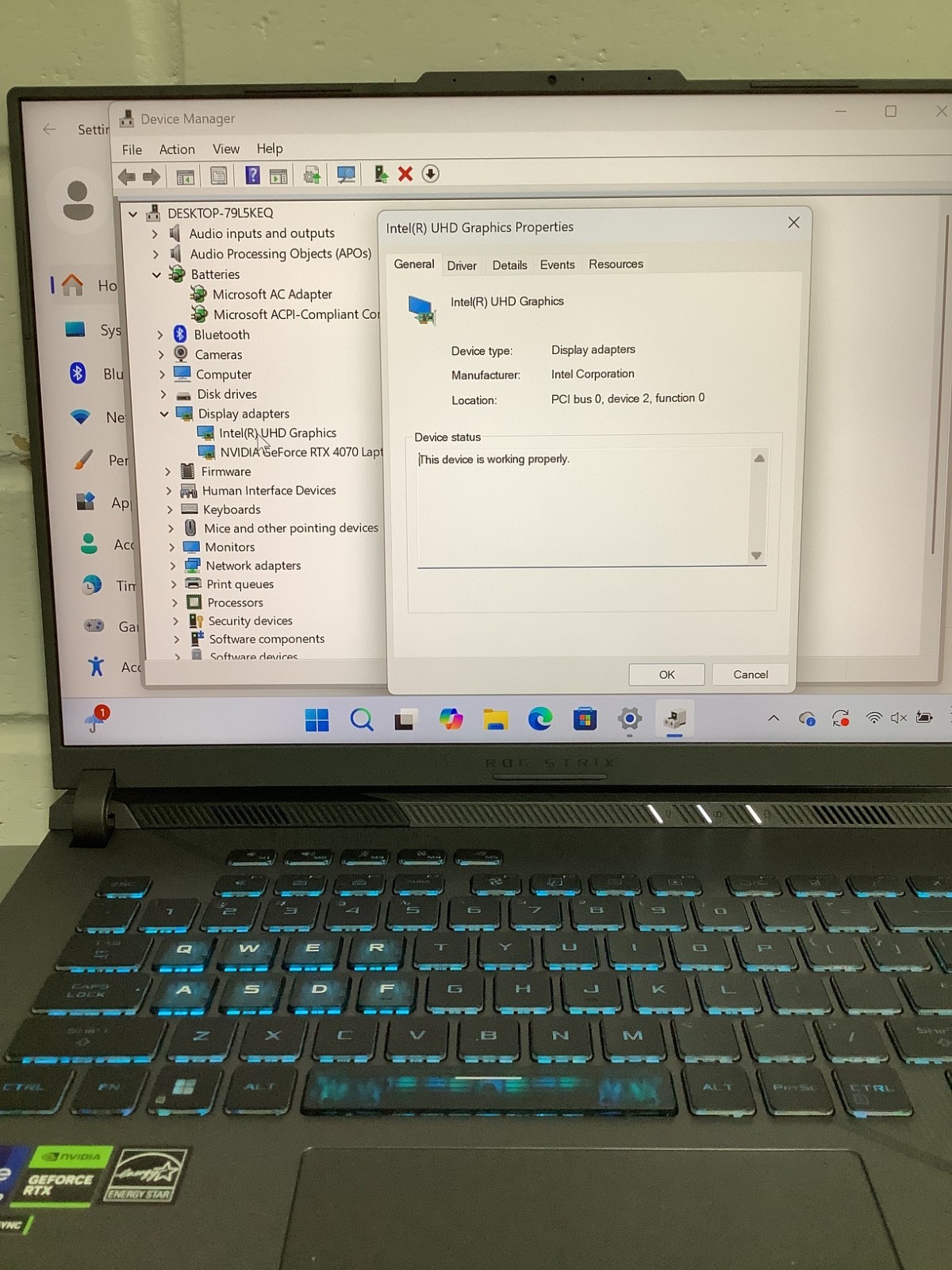 Asus ROG Strix G16 Laptop- (G614J) 13th Gen Core i9 32GB RAM 1TB SSD 8GB