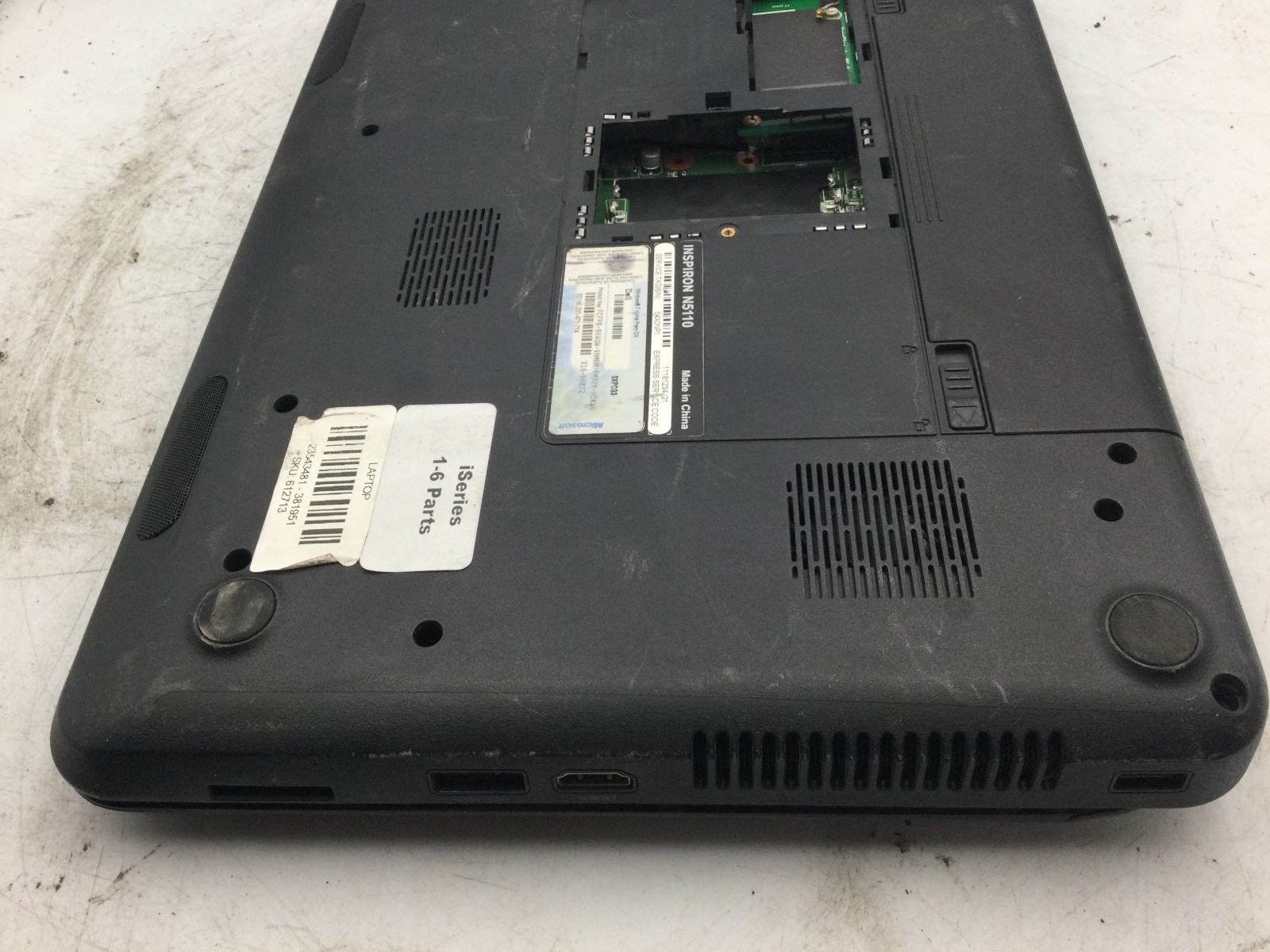 DELL INSPIRON N5110 – FOR PARTS/MISSING COMPONENTS – READ DESCRIPTION – BB