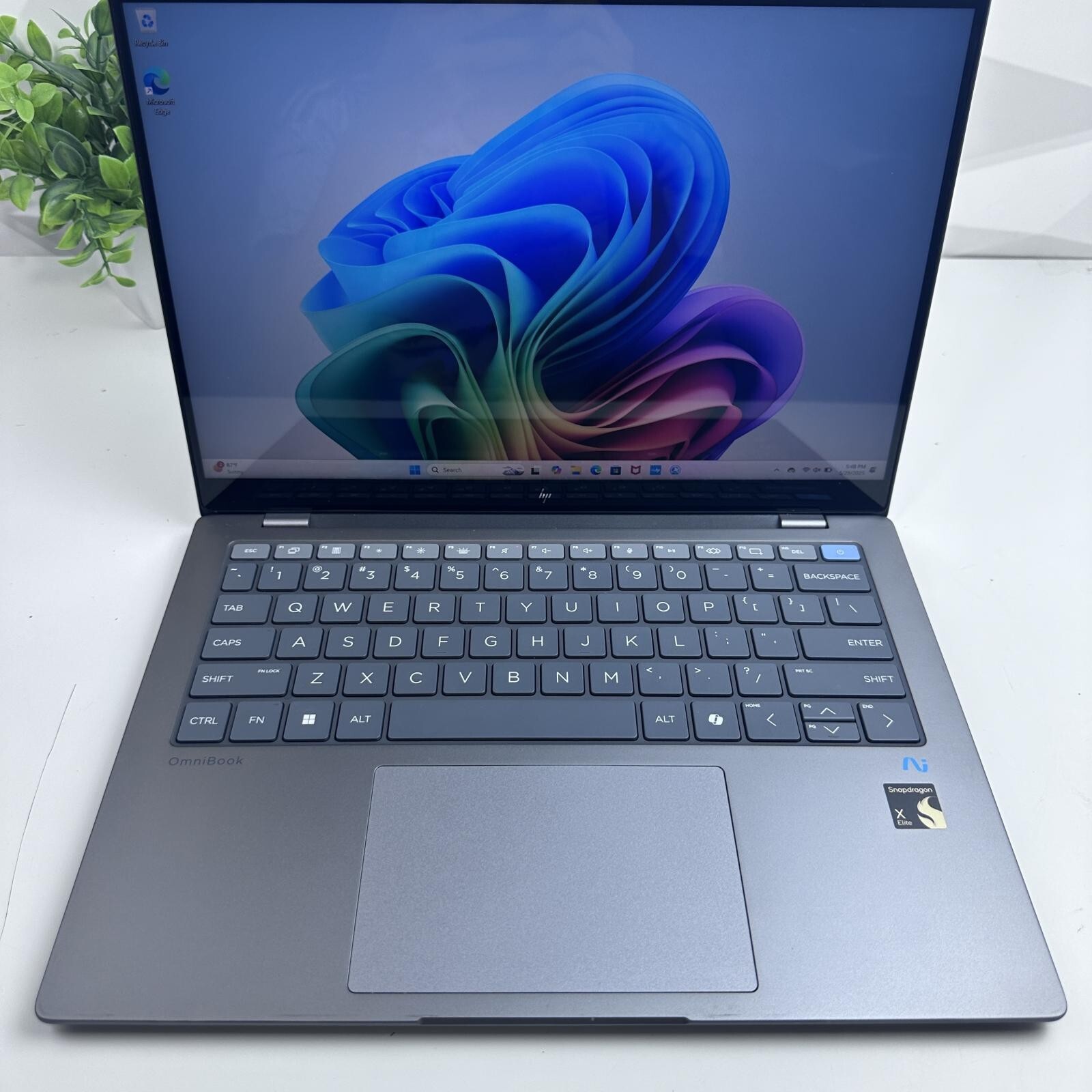 HP – OmniBook X Copilot+ PC 14″ 2.2K Touch Laptop, Snapdragon X Elite, 16GB, 1TB
