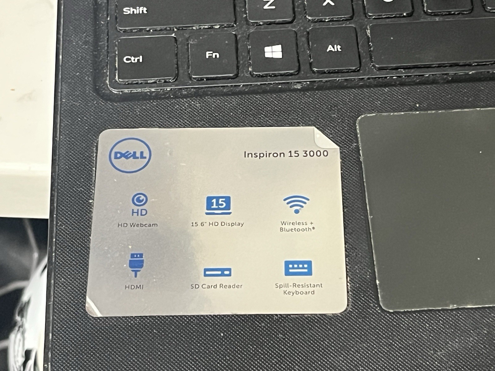 Dell Inspiron 15 3000 Series 15.6″ reset READ parts/repair