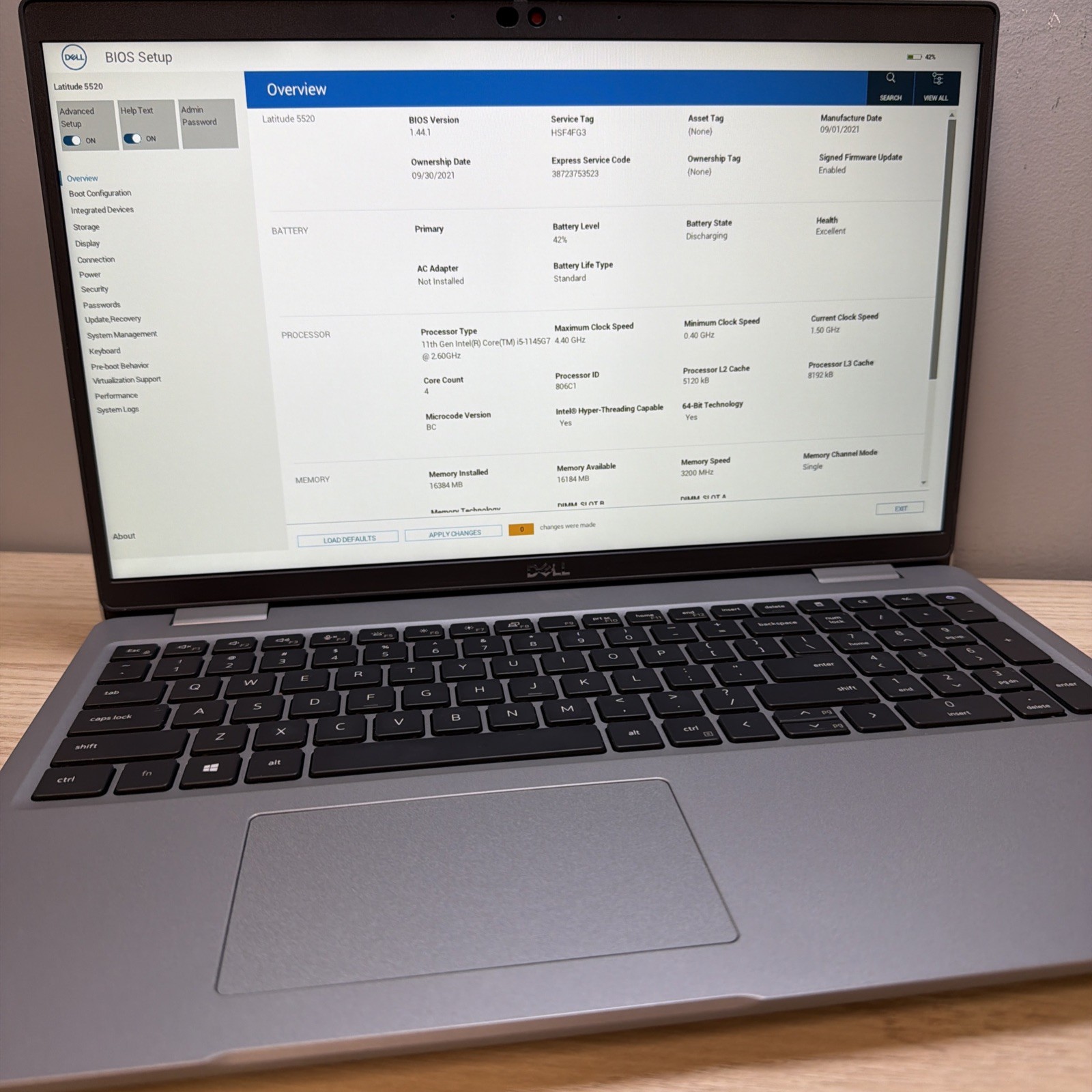 Dell Latitude 5520 i5-1145G7 16GB 512GB SSD 15″ FHD Win11 Fair