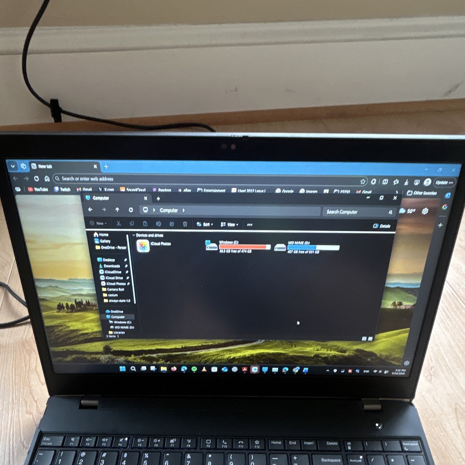 Lenovo ThinkPad T15p Gen 3 i7-12800H 16GB 1500GB SSDs RTX 3050 15.6in FHD