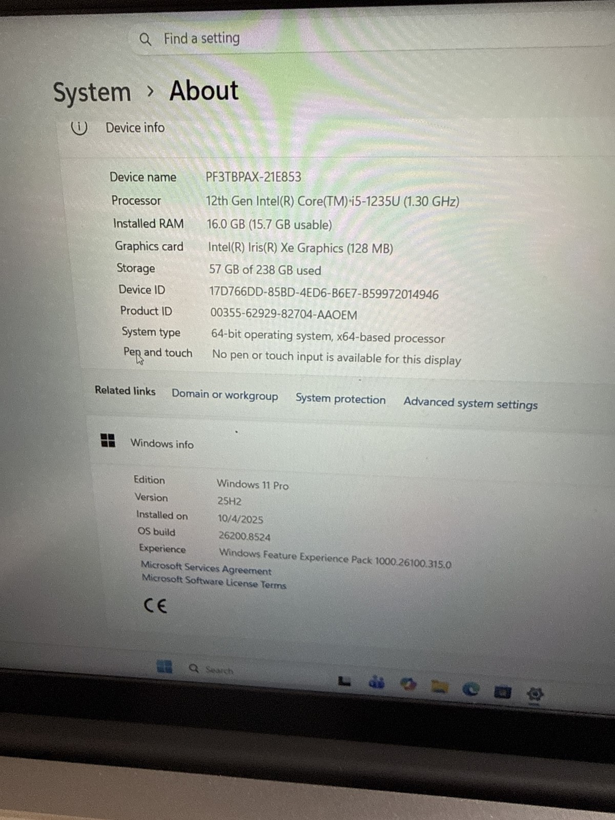 Lenovo ThinkPad E15 Gen 4 i5-1235U 1.3GHz 16GB RAM 256GB SSD Win 11 Pro