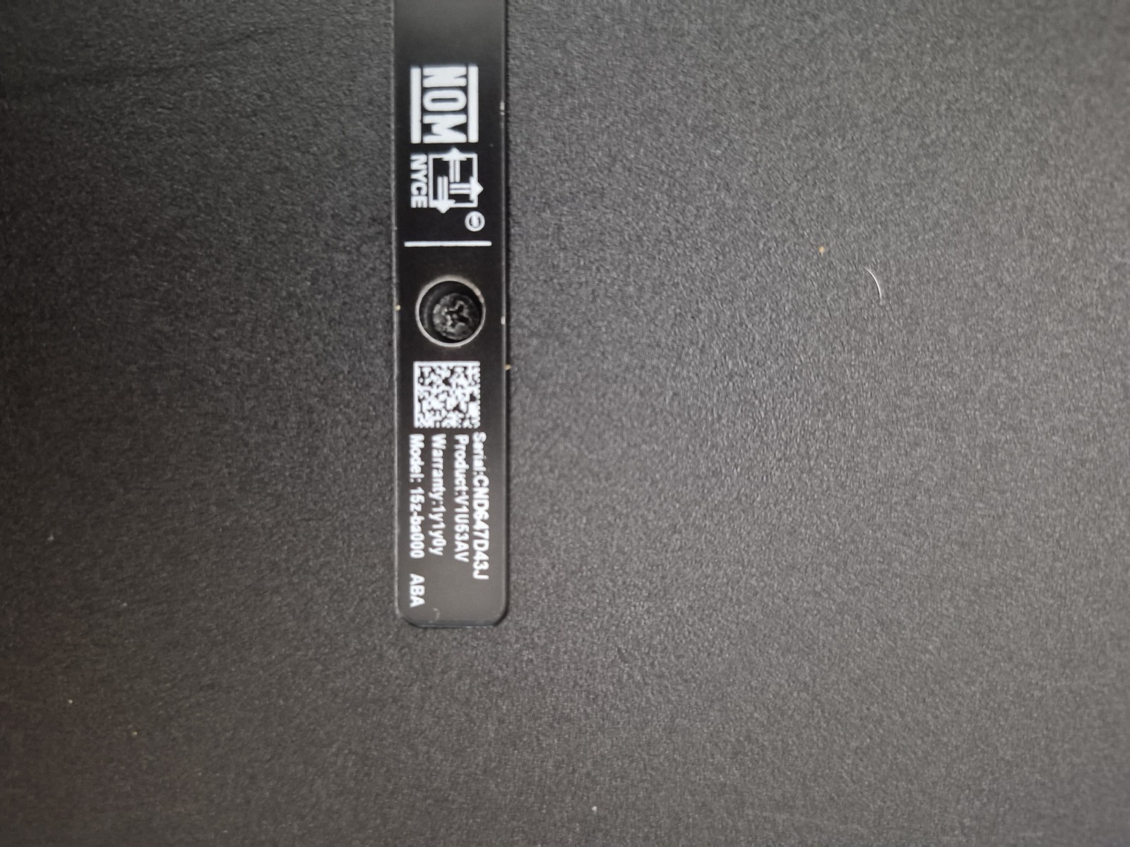HP 15Z-DB000 Laptop – 15.6″, Broken Screen, Still Works, Charger Inc, For Parts