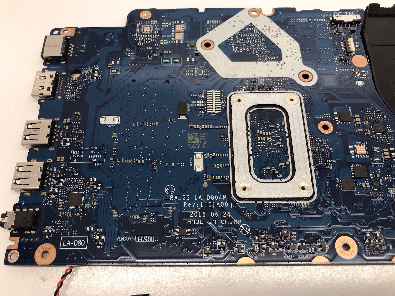 Dell Inspiron 5765 5565 5000 15.6″ AMD A9-9400 2.4GHz Motherboard LA-D804P KF2J6