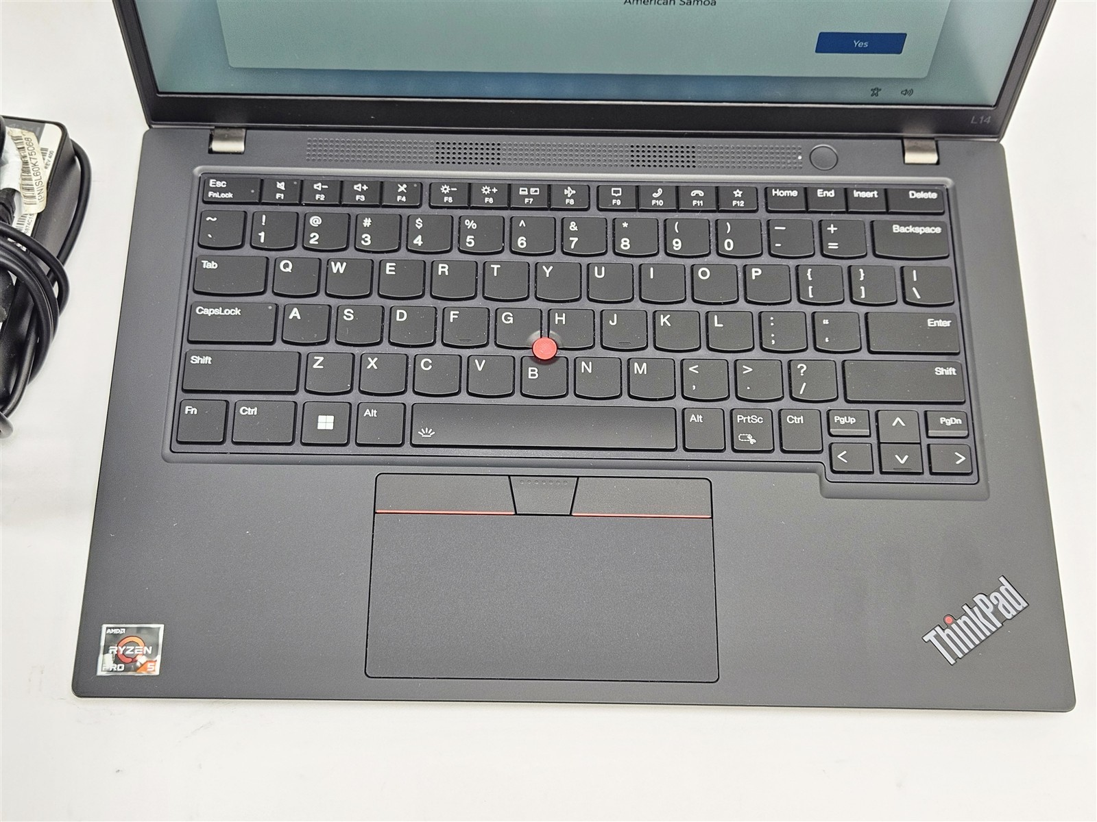 ThinkPad 14″ L14 Gen 4 AMD 16GB 256GB SSD Ryzen 5 PRO 7530U Win11 Home Grade A
