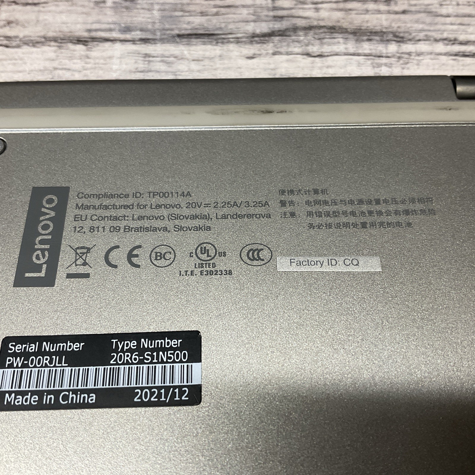 Lenovo ThinkPad L13 Yoga / i5 10th Gen / Integrated RAM Laptop Notebook PC / T15