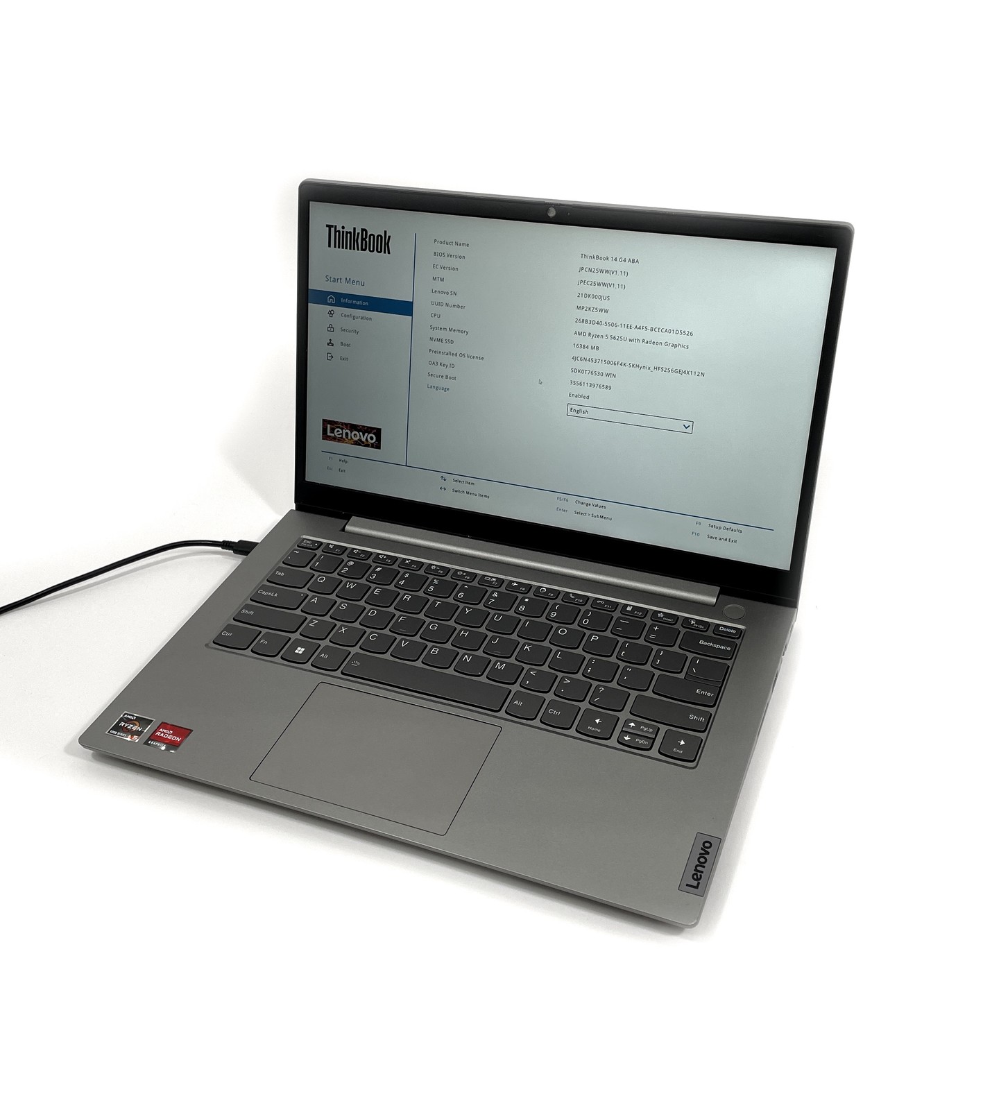 Lenovo ThinkBook 14 Gen 4 Laptop ABA-5625U 2.3GHz 256GB SSD 16GB RAM WIN 11
