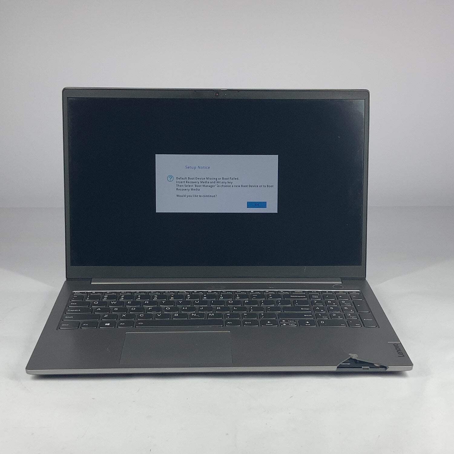 Broken Lenovo ThinkBook 15 G2 ITL IAP i5-1135G7 2.4GHz 8GB RAM PARTS READ