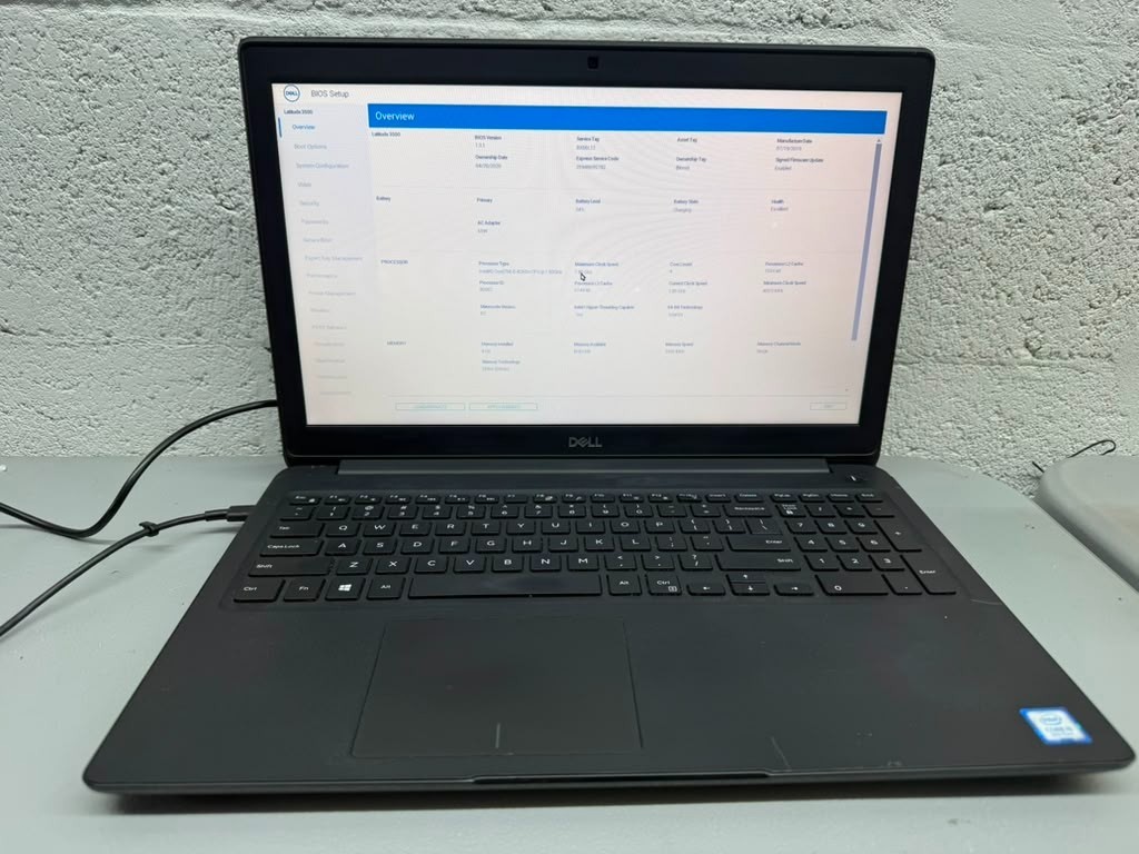 Dell Latitude 3500 15.6″ i5-8265U 8GB RAM No SSD Excellent Battery