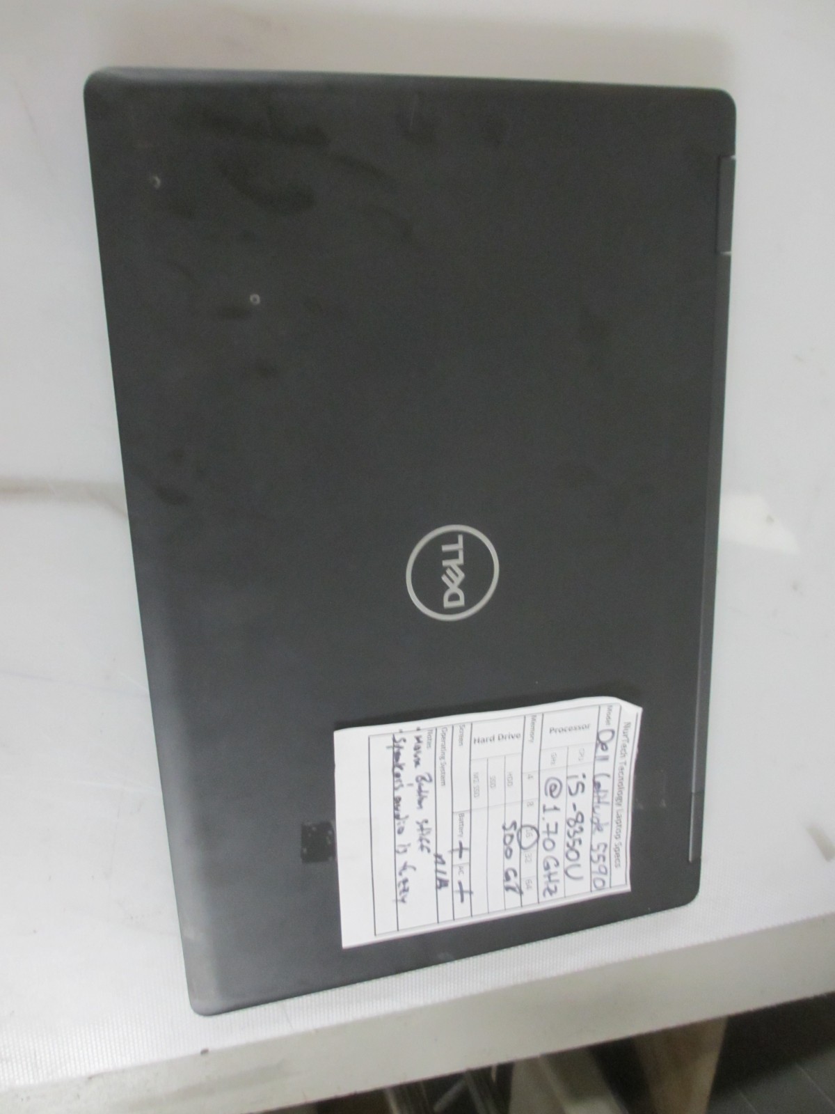 Dell Latitude 5590 i5-8350U 1.7GHz 16GB 500GB NO OS Laptop +AC READ-